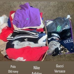 Large bundle of clothes